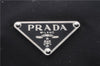 Authentic PRADA Nylon Leather Shoulder Cross Body Bag Purse Black 2382D