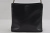 Authentic PRADA Vintage Leather Shoulder Hand Bag Purse Black 2382I