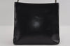 Authentic PRADA Vintage Leather Shoulder Hand Bag Purse Black 2382I