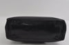 Authentic PRADA Vintage Leather Shoulder Hand Bag Purse Black 2382I