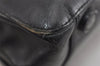 Authentic PRADA Vintage Leather Shoulder Hand Bag Purse Black 2382I