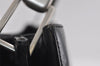 Authentic PRADA Vintage Leather Shoulder Hand Bag Purse Black 2382I