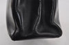 Authentic PRADA Vintage Leather Shoulder Hand Bag Purse Black 2382I