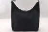 Authentic GUCCI Shoulder Hand Bag Purse GG Canvas Leather 0000602 Black 2384I