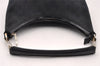 Authentic GUCCI Shoulder Hand Bag Purse GG Canvas Leather 0000602 Black 2384I