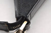 Authentic GUCCI Shoulder Hand Bag Purse GG Canvas Leather 0000602 Black 2384I