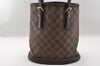 Authentic Louis Vuitton Damier Marais Bucket Shoulder Tote Bag N42240 LV 2385I