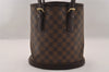 Authentic Louis Vuitton Damier Marais Bucket Shoulder Tote Bag N42240 LV 2385I