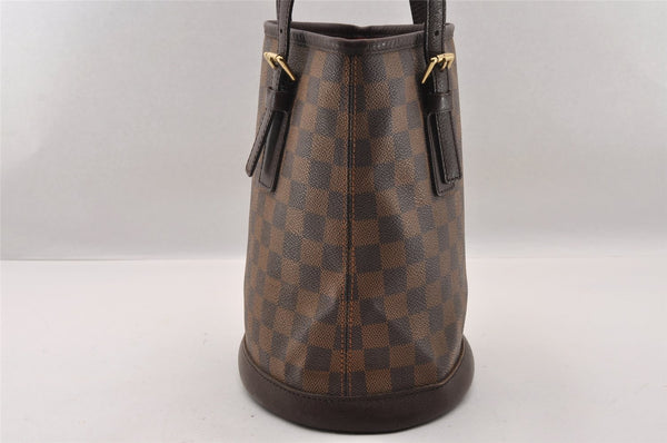 Authentic Louis Vuitton Damier Marais Bucket Shoulder Tote Bag N42240 LV 2385I