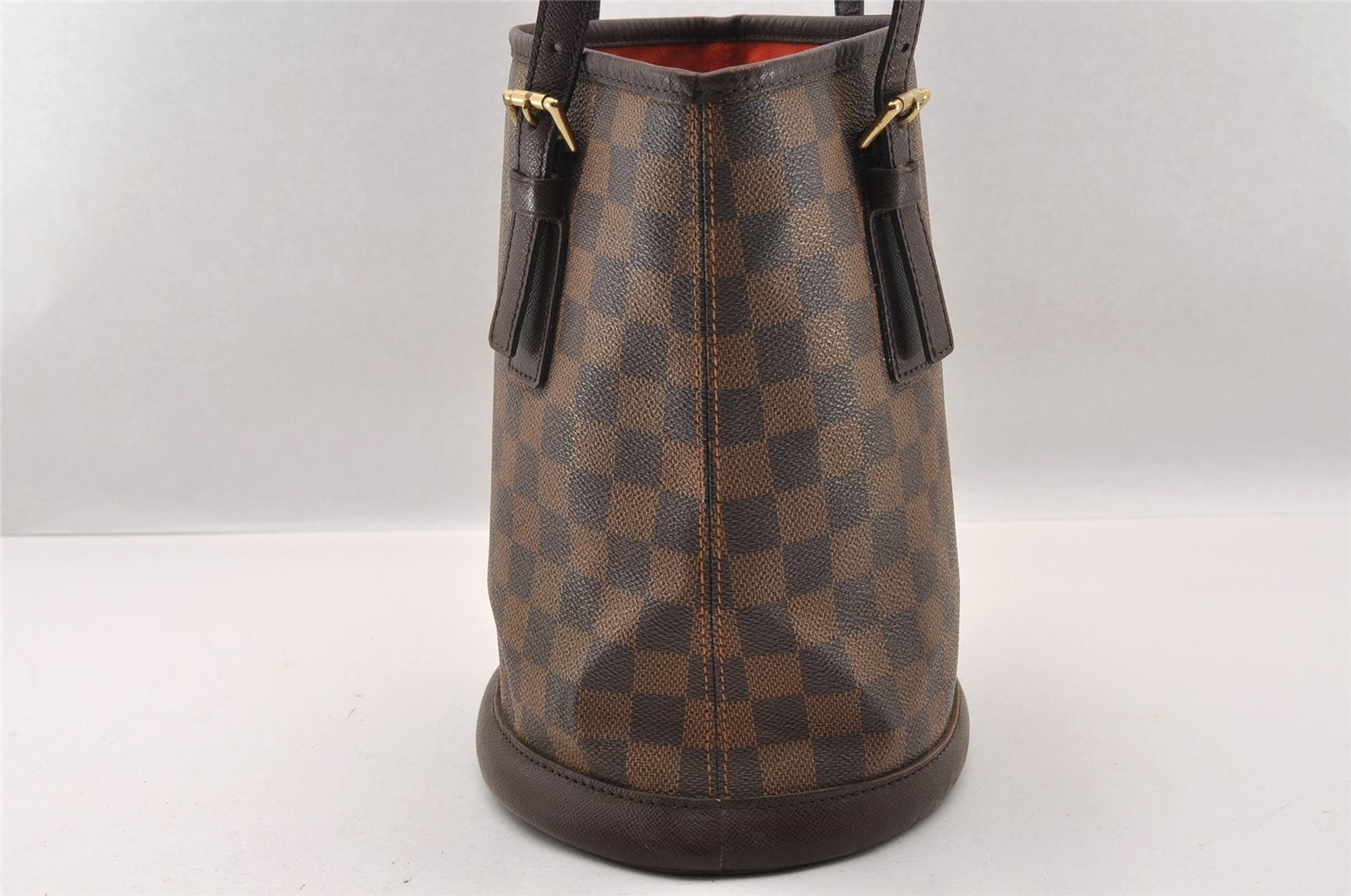 Authentic Louis Vuitton Damier Marais Bucket Shoulder Tote Bag N42240 LV 2385I