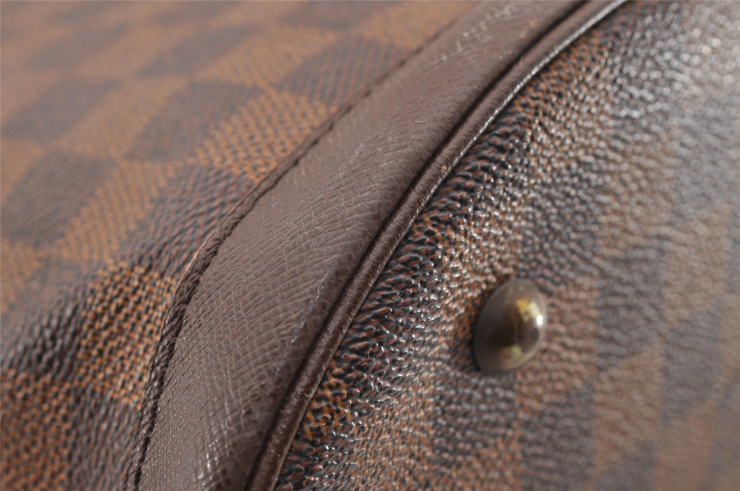 Authentic Louis Vuitton Damier Marais Bucket Shoulder Tote Bag N42240 LV 2385I