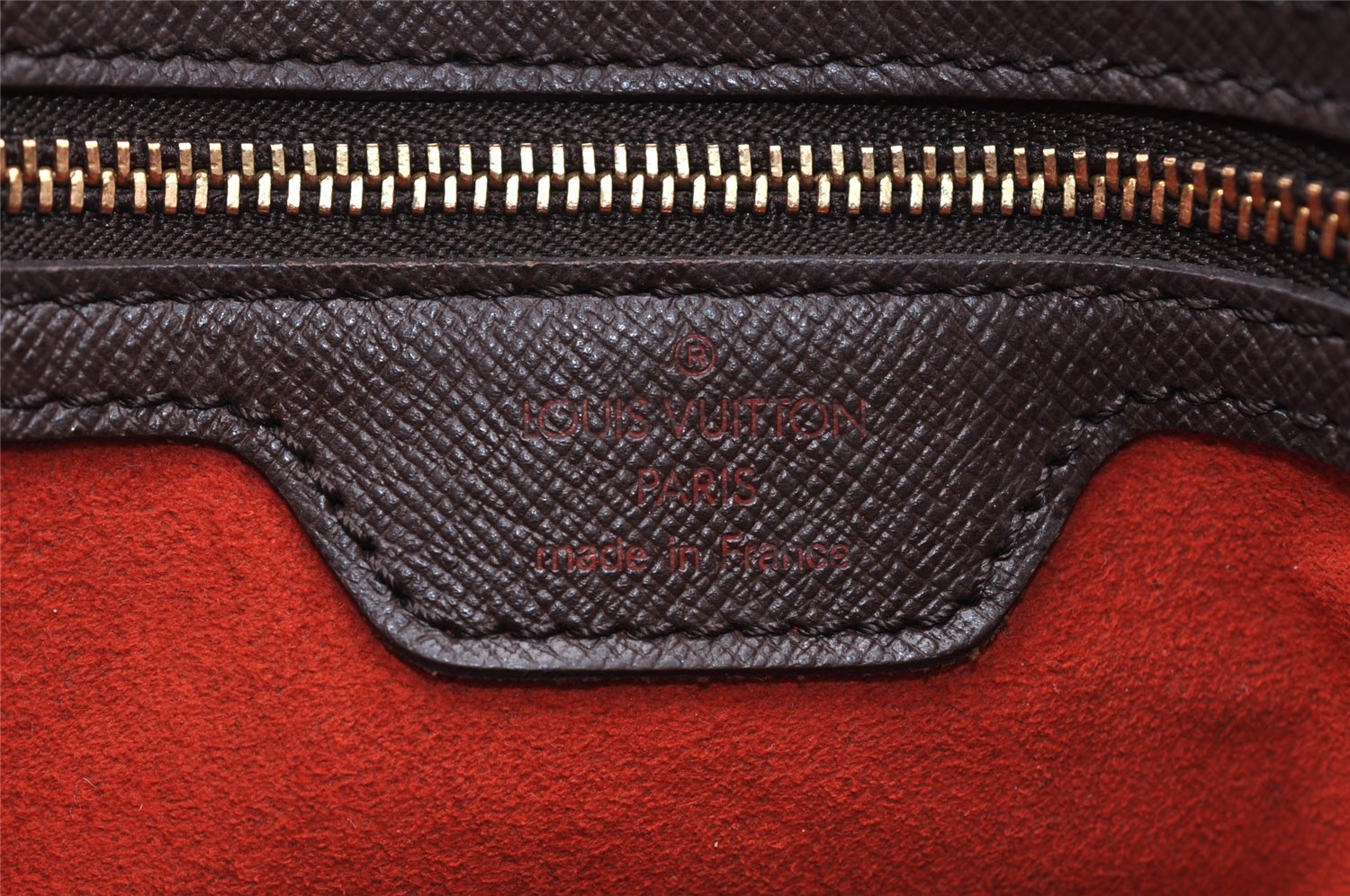 Authentic Louis Vuitton Damier Marais Bucket Shoulder Tote Bag N42240 LV 2385I