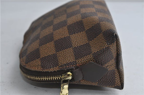 Authentic Louis Vuitton Damier Pochette Cosmetic Pouch N47516 LV 2388D