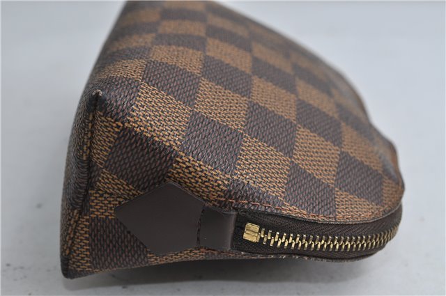 Authentic Louis Vuitton Damier Pochette Cosmetic Pouch N47516 LV 2388D