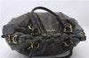 Authentic PRADA Nylon Leather 2Way Shoulder Hand Bag Khaki Green 2390D