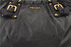 Authentic PRADA Nylon Leather 2Way Shoulder Hand Bag Khaki Green 2390D