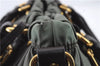 Authentic PRADA Nylon Leather 2Way Shoulder Hand Bag Khaki Green 2390D