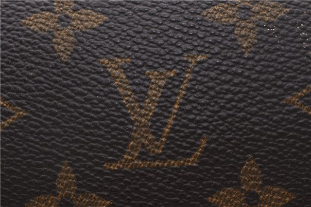 Auth Louis Vuitton Monogram Trousse Toilette 28 Clutch Hand Bag M47522 LV 2392D