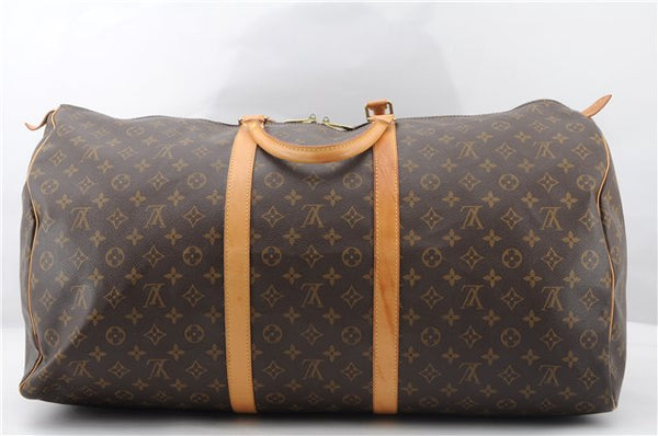 Authentic Louis Vuitton Monogram Keepall 60 Travel Boston Bag M41422 LV 2394F