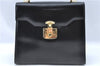 Authentic GUCCI 2Way Shoulder Cross Body Hand Bag Purse Leather Black 2395C