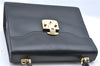 Authentic GUCCI 2Way Shoulder Cross Body Hand Bag Purse Leather Black 2395C