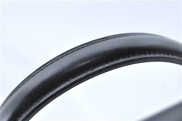 Authentic GUCCI 2Way Shoulder Cross Body Hand Bag Purse Leather Black 2395C