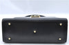 Authentic GUCCI 2Way Shoulder Cross Body Hand Bag Purse Leather Black 2395C