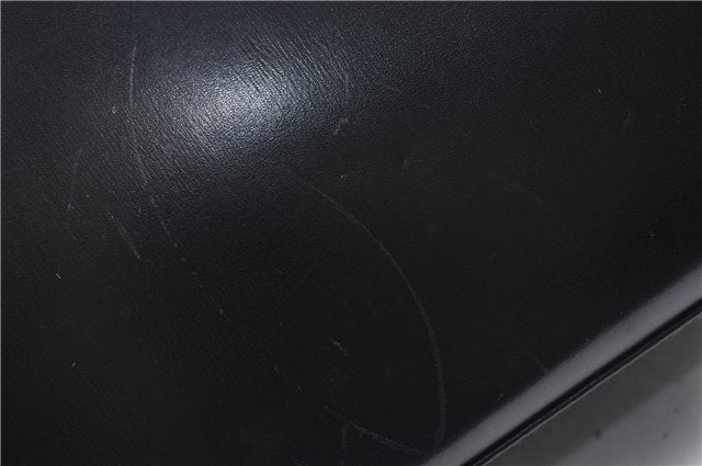 Authentic GUCCI 2Way Shoulder Cross Body Hand Bag Purse Leather Black 2395C