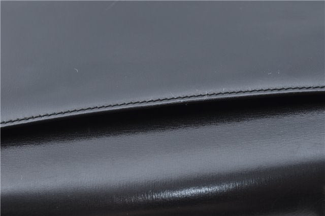 Authentic GUCCI 2Way Shoulder Cross Body Hand Bag Purse Leather Black 2395C