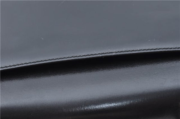 Authentic GUCCI 2Way Shoulder Cross Body Hand Bag Purse Leather Black 2395C