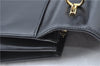 Authentic GUCCI 2Way Shoulder Cross Body Hand Bag Purse Leather Black 2395C