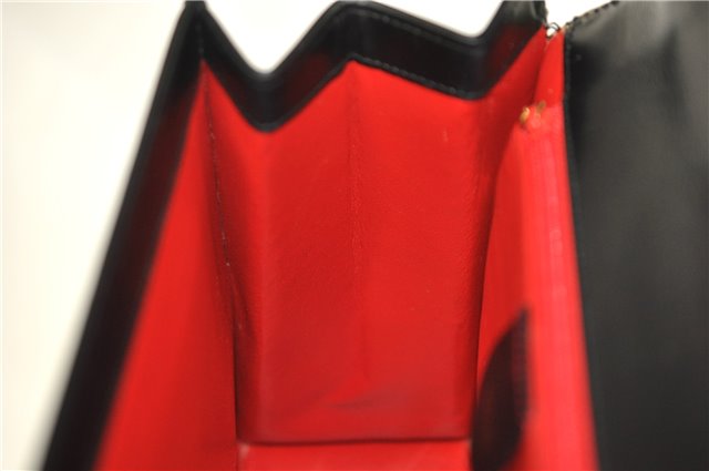 Authentic GUCCI 2Way Shoulder Cross Body Hand Bag Purse Leather Black 2395C