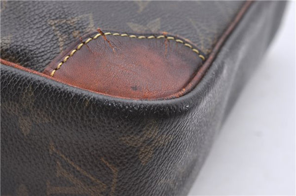 Authentic Louis Vuitton Monogram Compiegne 28 Clutch Hand Bag M51845 LV 2396D