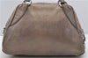 Authentic PRADA Leather Shoulder Bag Purse Brown 2397D