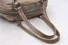 Authentic PRADA Leather Shoulder Bag Purse Brown 2397D