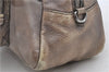 Authentic PRADA Leather Shoulder Bag Purse Brown 2397D