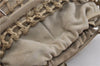 Authentic GUCCI Bamboo Hand Bag Purse Mesh Leather Suede Beige Junk 2398D