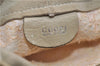 Authentic GUCCI Bamboo Hand Bag Purse Mesh Leather Suede Beige Junk 2398D