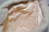 Authentic GUCCI Bamboo Hand Bag Purse Mesh Leather Suede Beige Junk 2398D