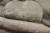 Authentic GUCCI Bamboo Hand Bag Purse Mesh Leather Suede Beige Junk 2398D