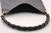 Authentic GUCCI Bamboo Vintage Shoulder Hand Bag Purse Leather Black 2398I