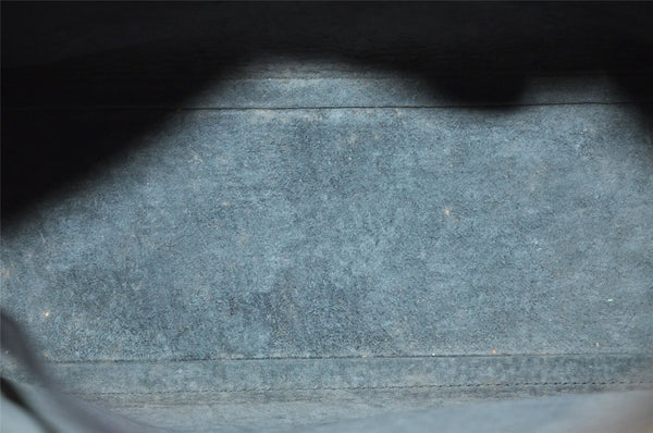 Authentic GUCCI Bamboo Vintage Shoulder Hand Bag Purse Leather Black 2398I