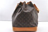 Authentic Louis Vuitton Monogram Noe Shoulder Drawstring Bag M42224 LV 2400F