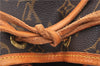Authentic Louis Vuitton Monogram Noe Shoulder Drawstring Bag M42224 LV 2400F