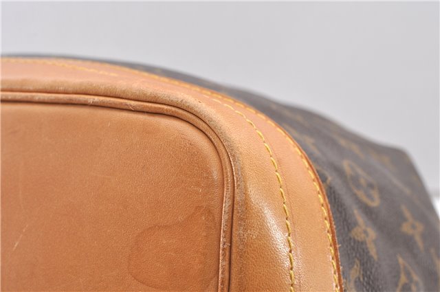 Authentic Louis Vuitton Monogram Noe Shoulder Drawstring Bag M42224 LV 2400F