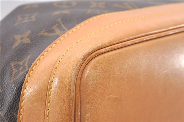 Authentic Louis Vuitton Monogram Noe Shoulder Drawstring Bag M42224 LV 2400F