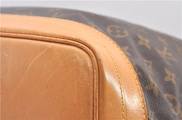 Authentic Louis Vuitton Monogram Noe Shoulder Drawstring Bag M42224 LV 2400F