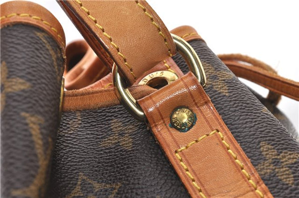 Authentic Louis Vuitton Monogram Noe Shoulder Drawstring Bag M42224 LV 2400F