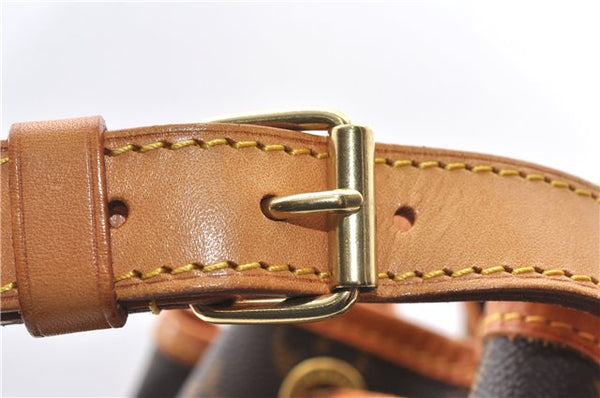 Authentic Louis Vuitton Monogram Noe Shoulder Drawstring Bag M42224 LV 2400F