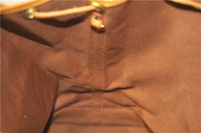 Authentic Louis Vuitton Monogram Noe Shoulder Drawstring Bag M42224 LV 2400F